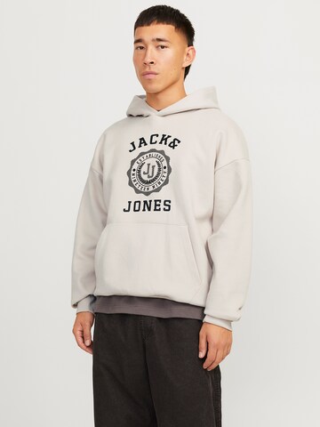 smėlio JACK & JONES Megztinis be užsegimo 'JWHVICTO': priekis