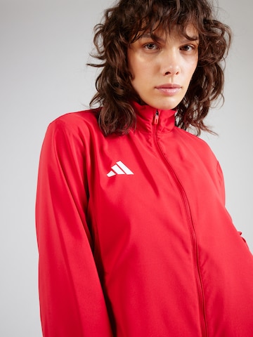 ADIDAS PERFORMANCE Athletic Jacket 'ADIZERO' in Red