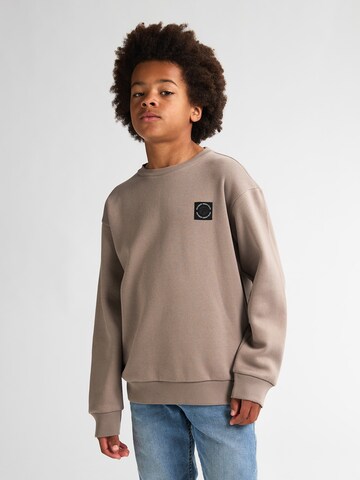 Petrol Industries Sweatshirt 'Adirondack' in Bruin: voorkant