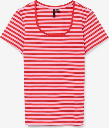 VERO MODA T-Shirt 'VMLOTTE' in Rot: Vorderseite