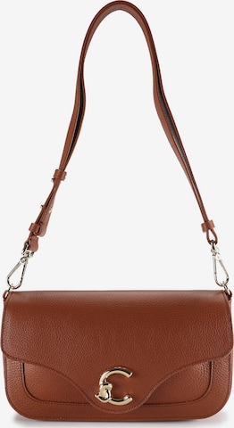 Sac bandoulière 'C-Me' Coccinelle en marron : devant