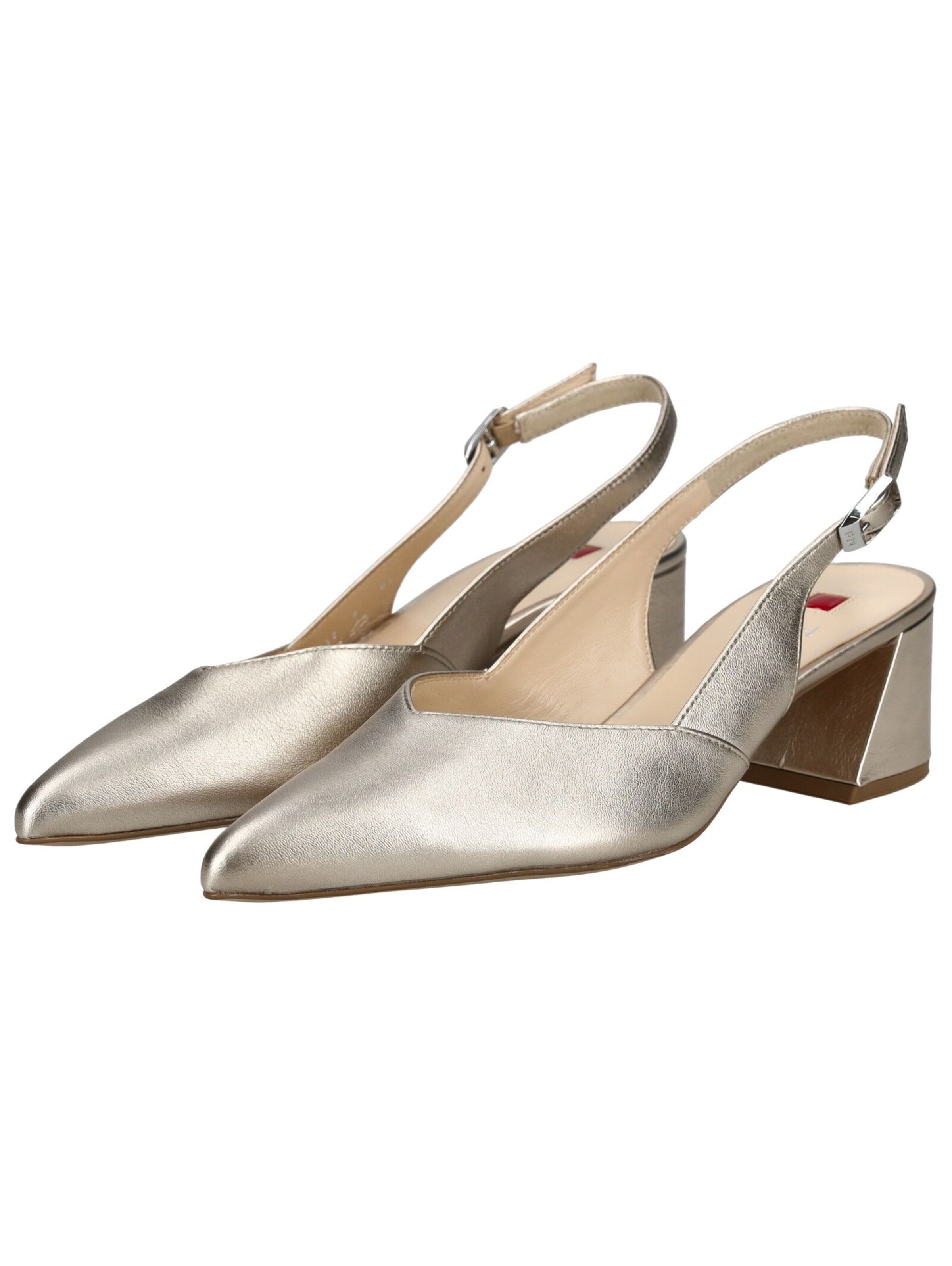 Escarpins à bride arrière Högl en argent