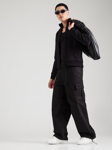 Giacca di felpa 'S-LOCK-DOVAL-PJ' di DIESEL in nero