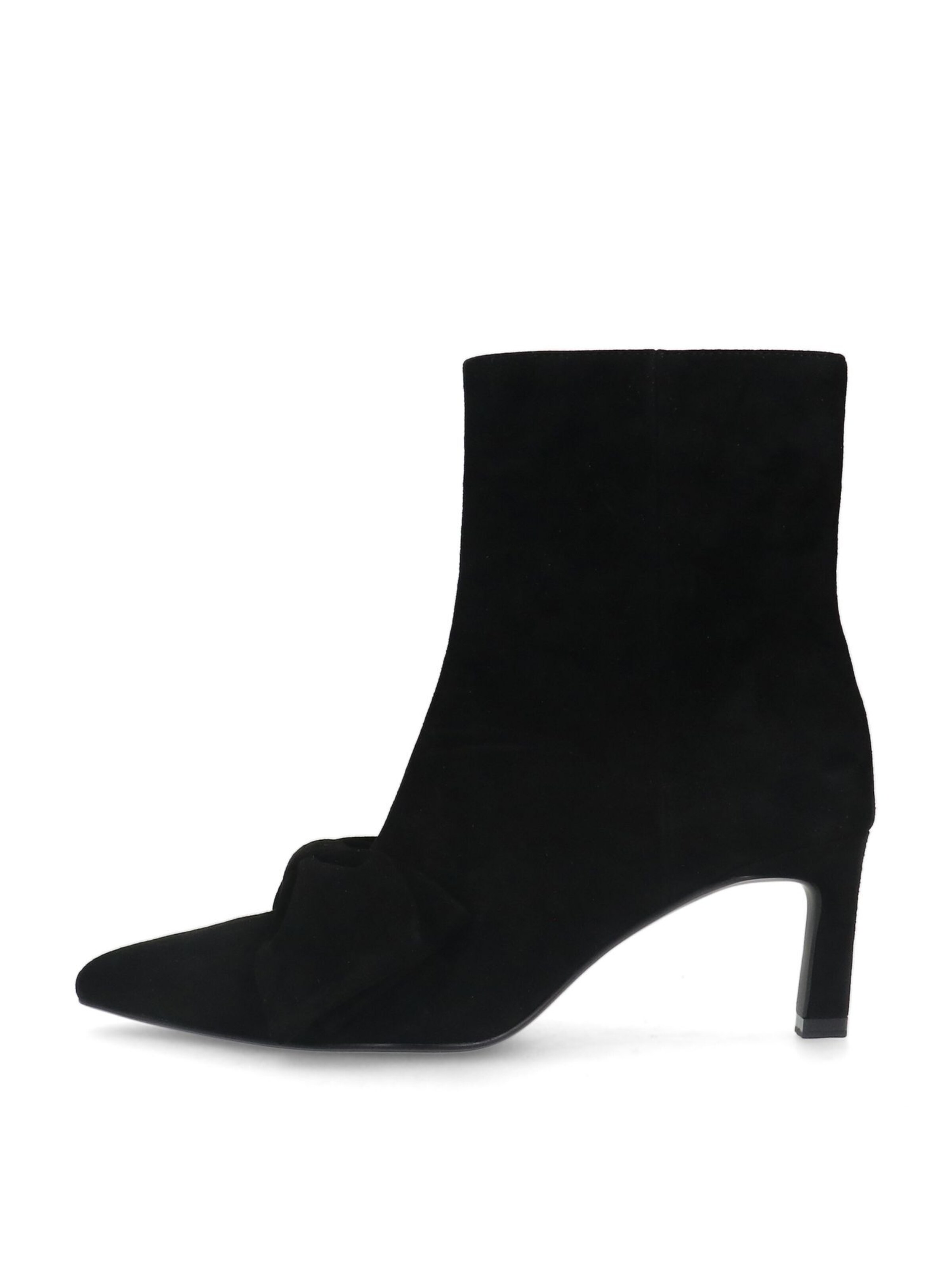 MANFIELD Enkellaarsjes in Zwart