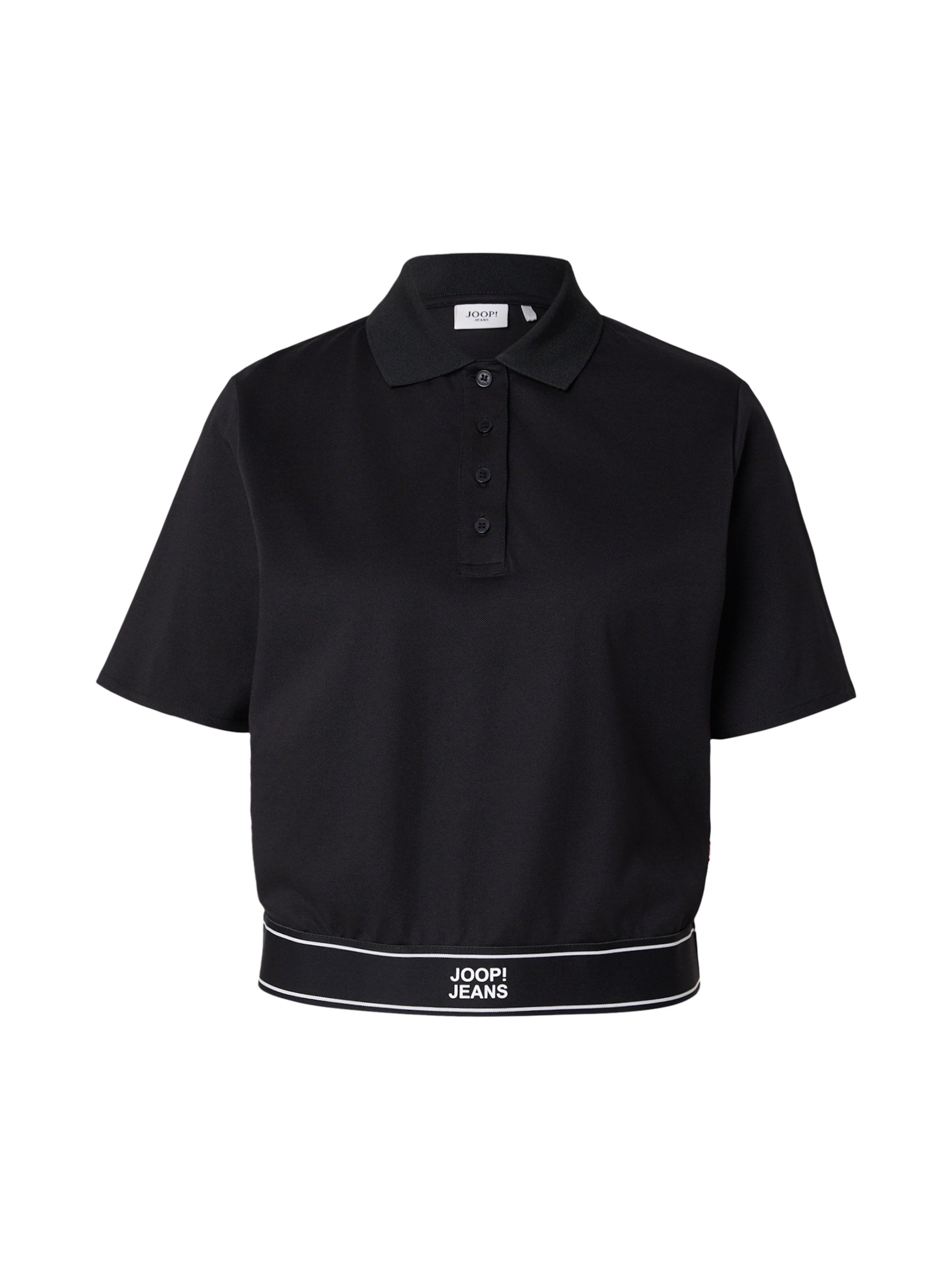 JOOP! Jeans Poloshirt 'Talena' in Schwarz: Vorderseite