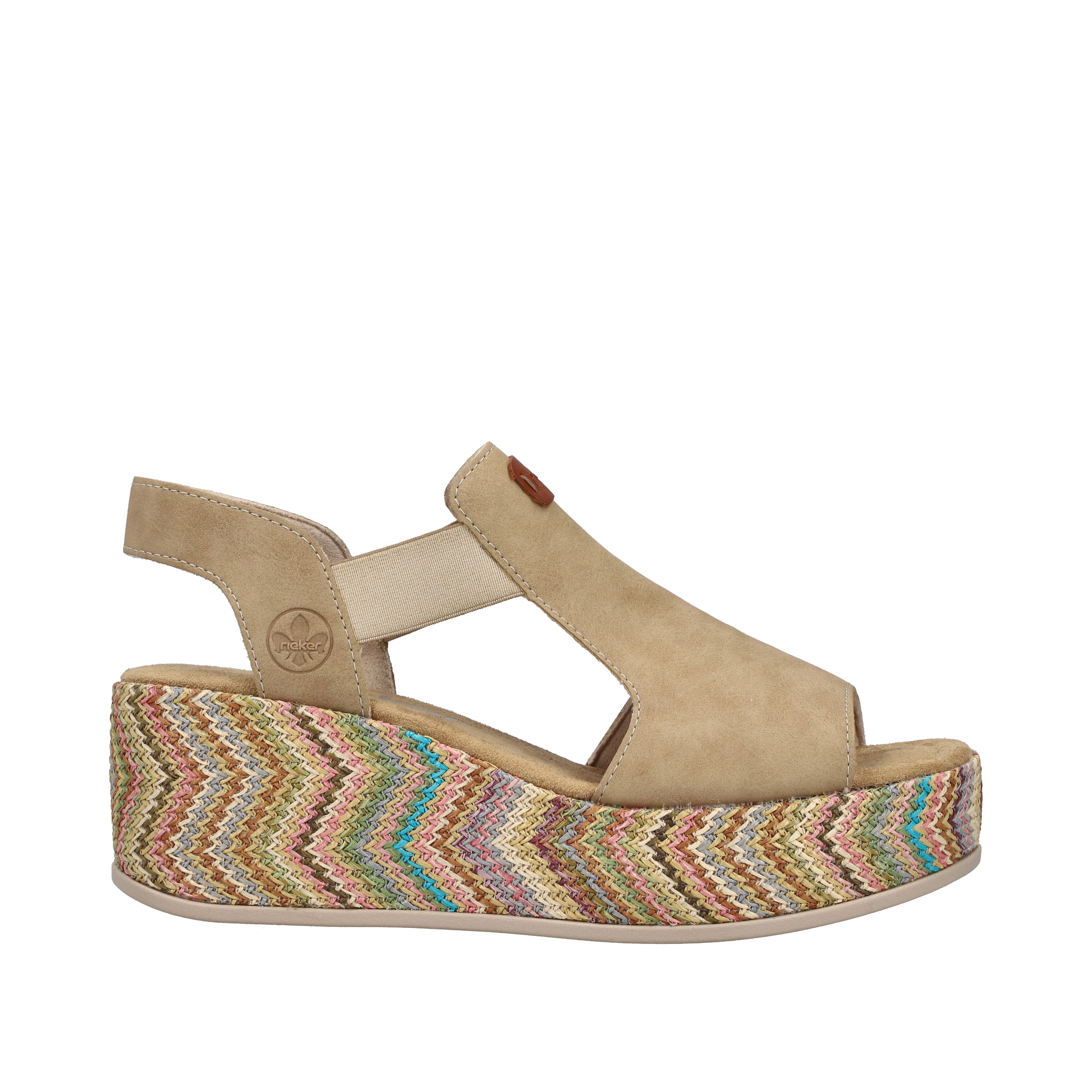 Rieker Keilsandaletten in Beige