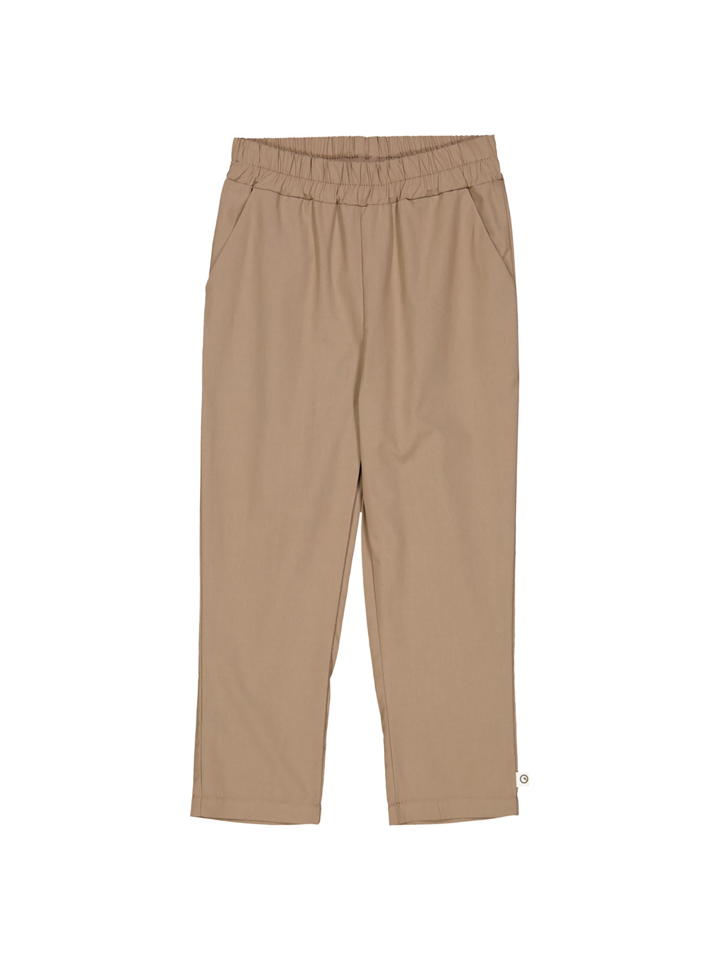 Müsli by GREEN COTTON Loosefit Broek in Beige: voorkant