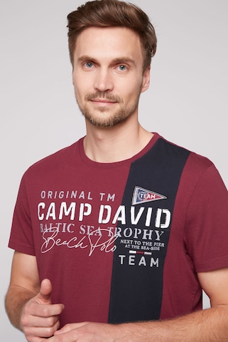 CAMP DAVID Shirt in Red