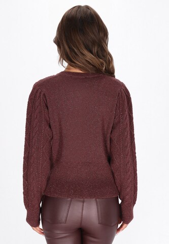 faina - Casaco de malha em vermelho