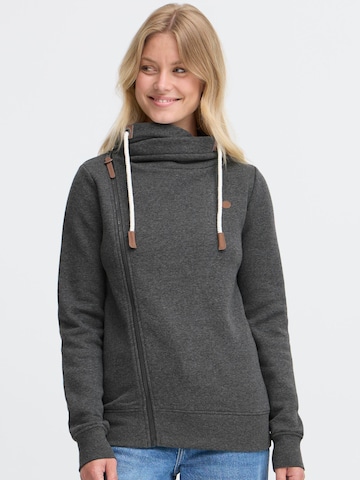 Veste de survêtement 'Mille' Oxmo en gris : devant