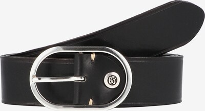 Cintura b.belt Handmade in Germany di colore nero / argento, Visualizzazione prodotti
