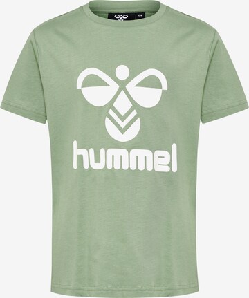 Hummel Футболка 'Tres' в Зеленый: спереди