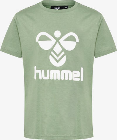 Hummel T-Shirt 'Tres' en vert clair / blanc, Vue avec produit