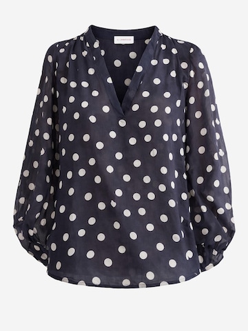 Il Lanificio Blouse in Blauw: voorkant