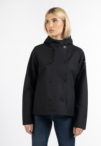 DreiMaster Klassik Weatherproof jacket in Black: front