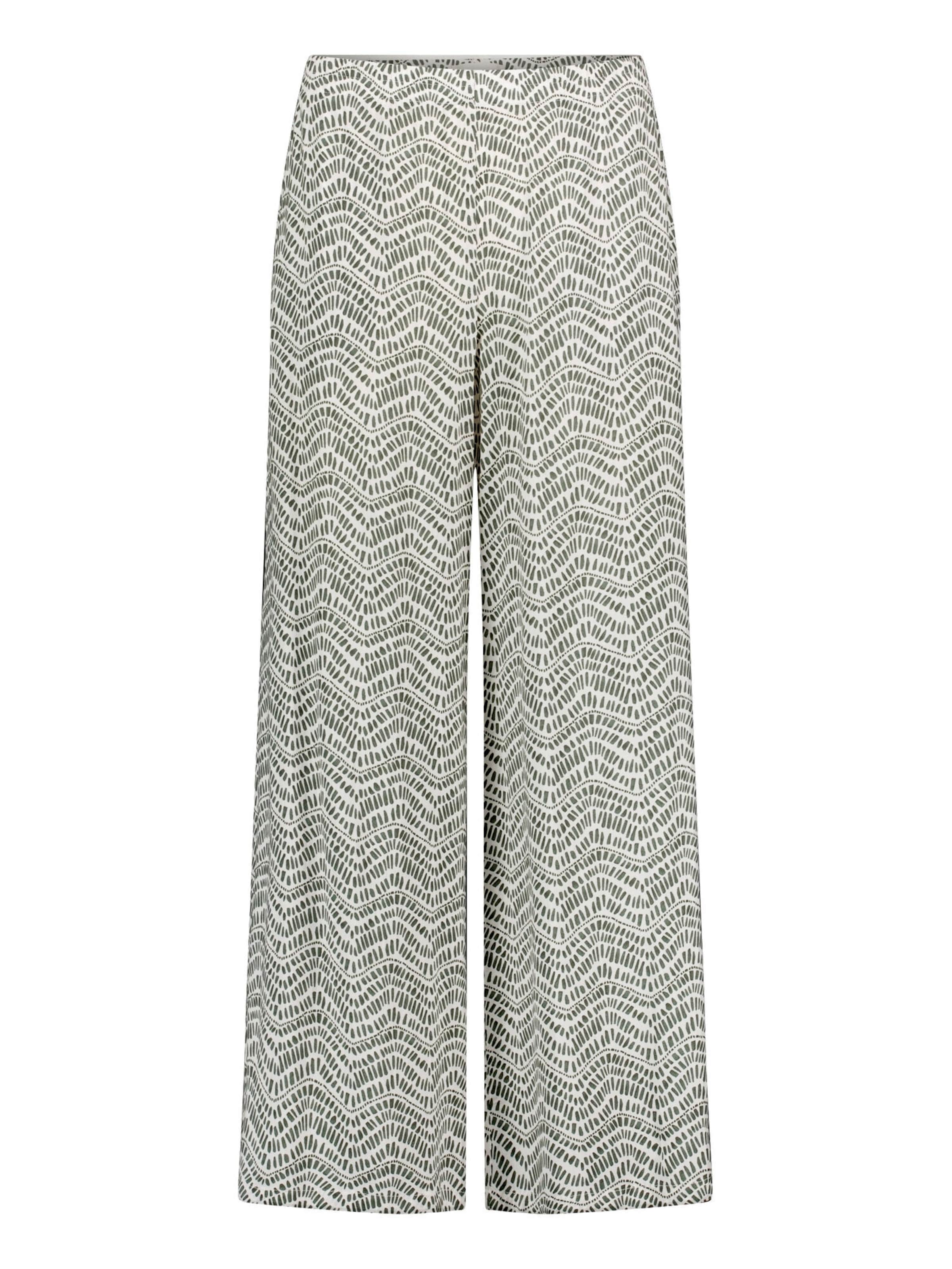 Cartoon Loosefit Hose in Weiß: Vorderseite