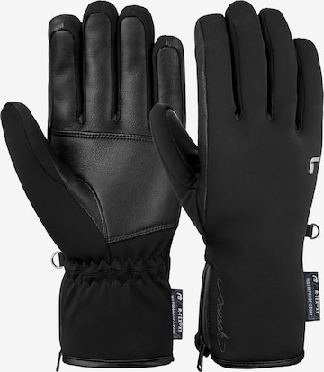 REUSCH Athletic Gloves 'Tiffany' in Black: front