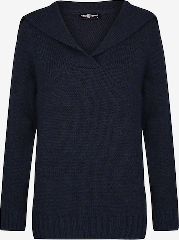 Pullover di Jimmy Sanders in blu: frontale