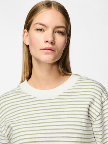Pull-over 'PCPhilippa' PIECES en blanc