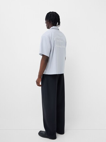 Bershka Comfort fit Overhemd in Blauw