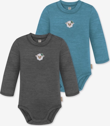 Barboteuse / body 'Tuai' normani en bleu : devant