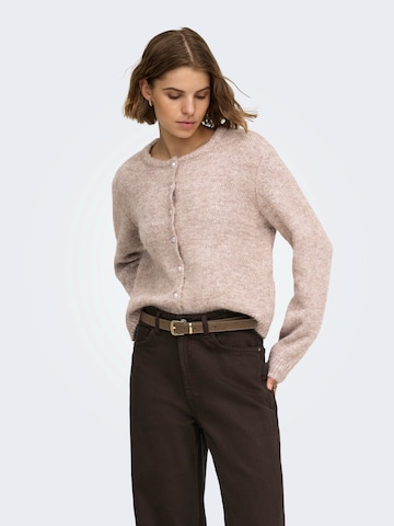 Cardigan 'ONLMAGGIE' ONLY en gris : devant