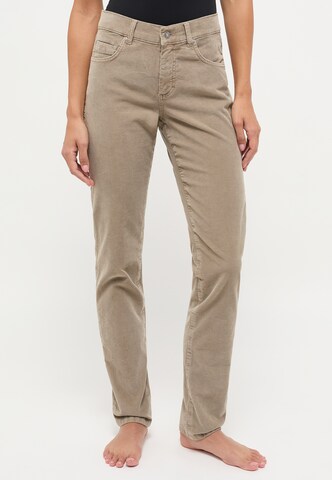 Angels Slimfit Jeans 'Cici' in Beige: voorkant