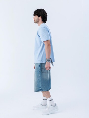 Rockupy Shirt 'Corvin'‌‌‌‌‌ in Blau