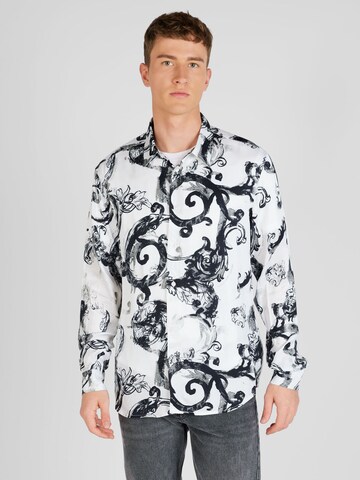 Versace Jeans Couture - Ajuste confortable Camisa en blanco: frente