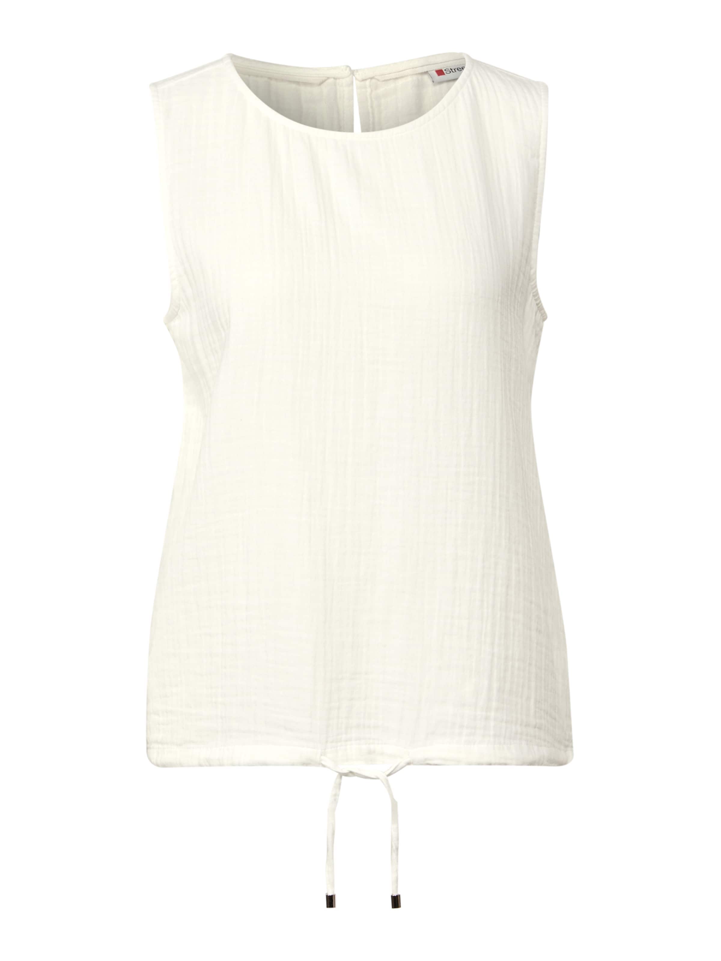 STREET ONE Pluus, värv valge: eest vaates