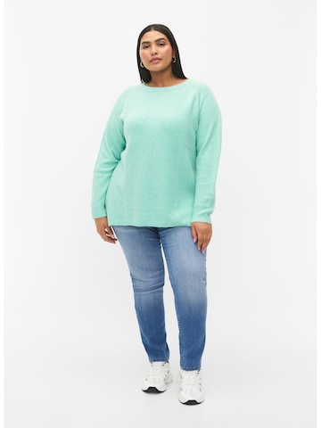 Pull-over 'CASUNNY' Zizzi en vert