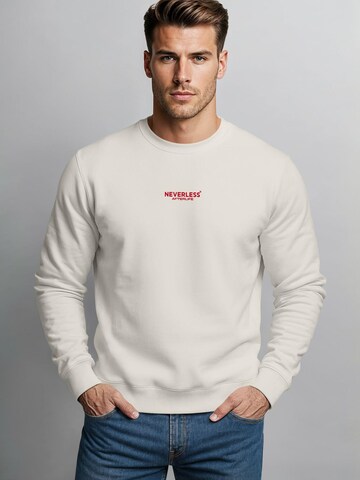 Neverless Sweatshirt 'Red Spider Lilies'‌‌‌ in Beige