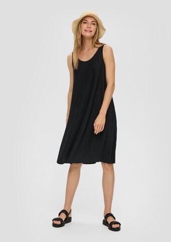 s.Oliver Summer Dress in Black: front