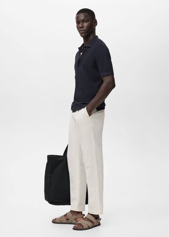 MANGO MAN Strickjacke 'Flew' in Blau