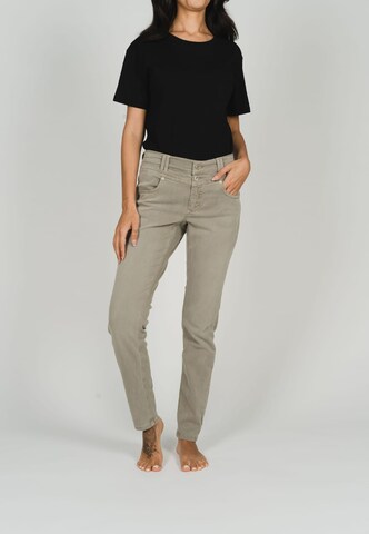 Angels Skinny Jeans in Brown: front