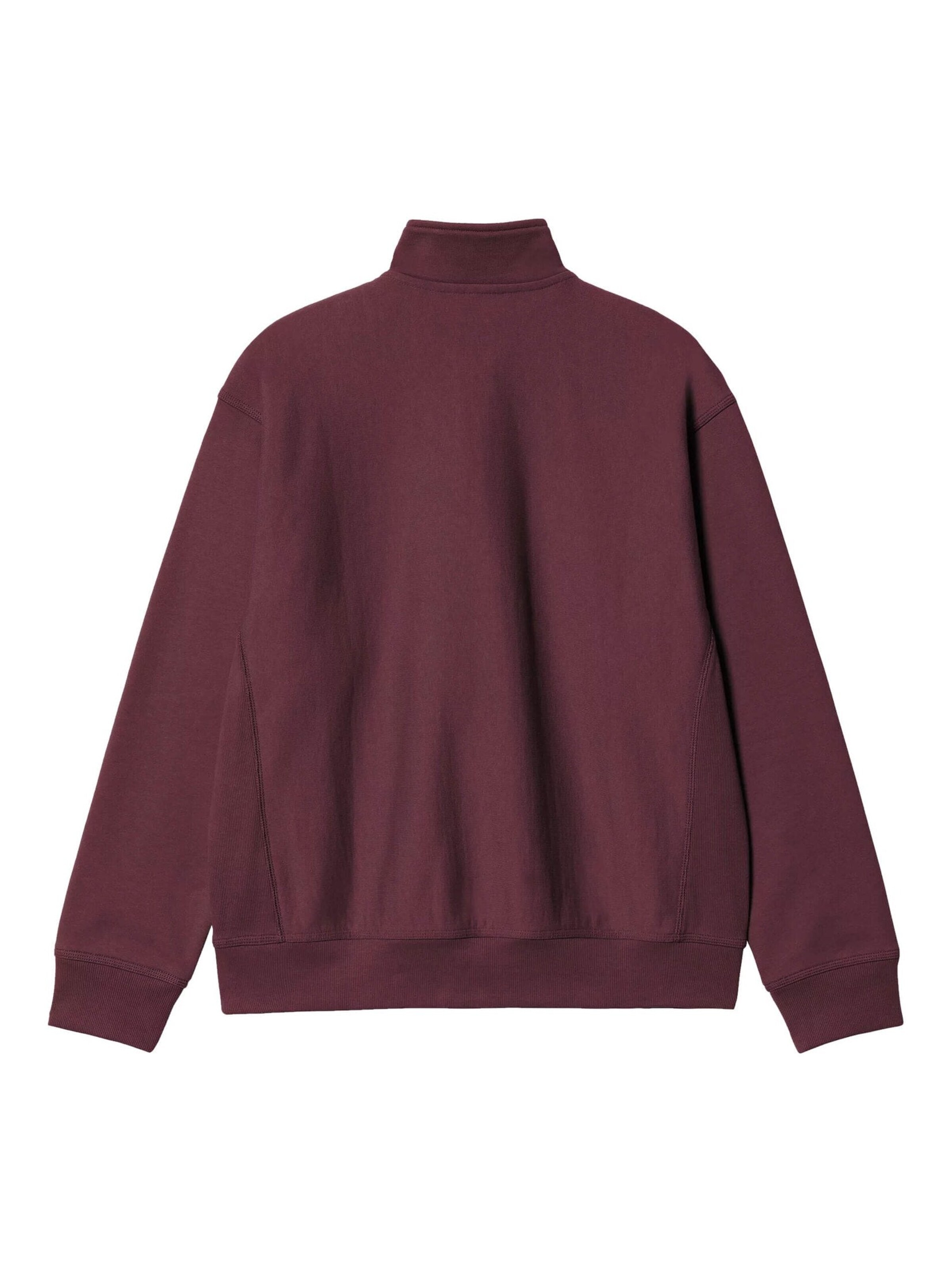 Carhartt WIP Pullover 'Half Zip American Script'‌ in Rot