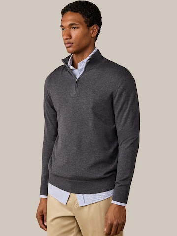 Hackett London Trui 'Ess' in Grijs