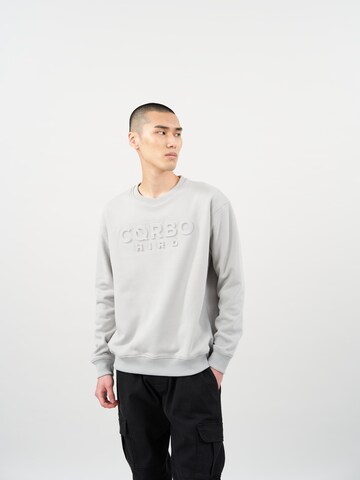 Cørbo Hiro - Sweatshirt 'Kitano' em cinzento: frente