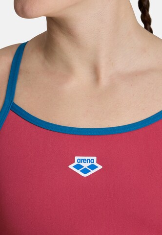 ARENA Bustier Sportbadpak 'ICONS' in Rood
