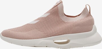 Hummel Slip-Ons in Pink: front