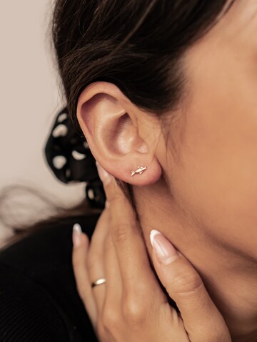 Boucles d'oreilles 'Kissing Fish' Hey Happiness en or