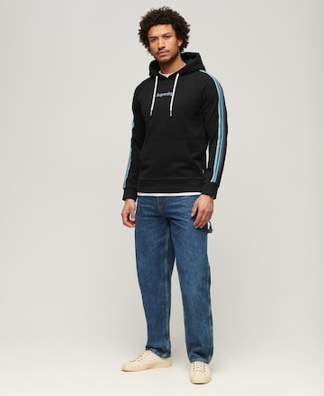 Superdry Sweatshirt 'Hoodie' in Blau