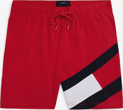 S dydžio Maudymosi trumpikės iš Tommy Hilfiger Underwear, spalva – tamsiai mėlyna / raudona / balta, Prekių apžvalga