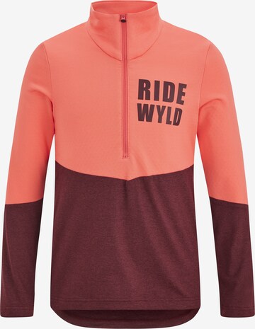 ZIENER Athletic Sweater 'JOKKA' in Orange: front