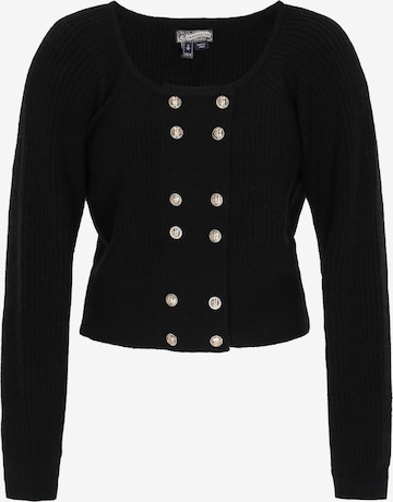 Cardigan 'Vintage' DreiMaster Vintage en noir : devant