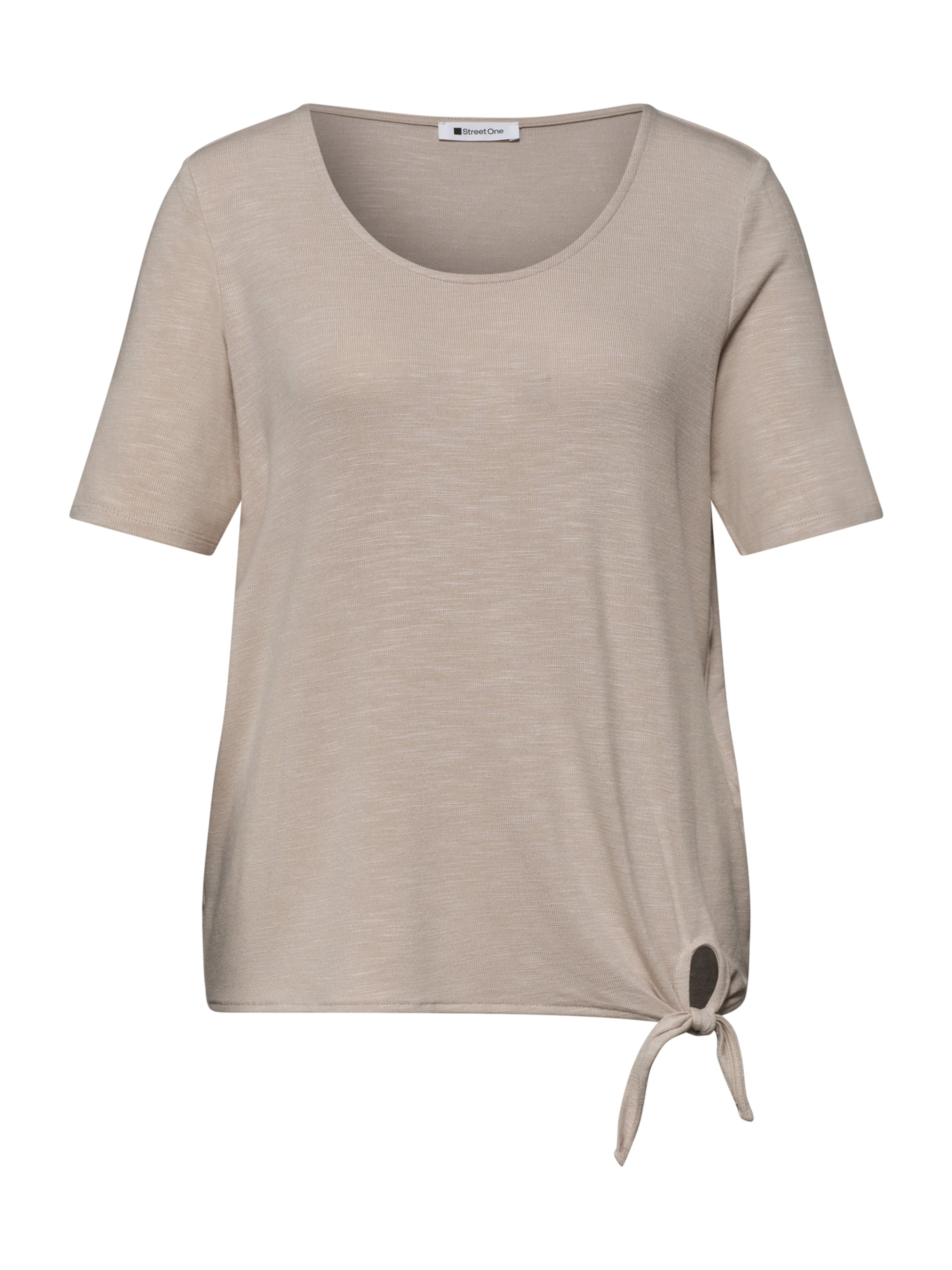 STREET ONE - Camiseta en beige: frente