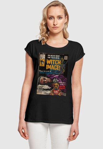 T-shirt 'Ghost - Witch image' Merchcode en noir : devant