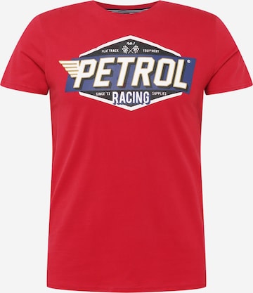 T-Shirt Petrol Industries en rouge : devant