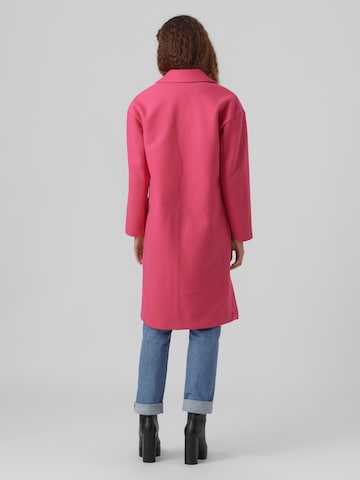 VERO MODA Ανοιξιάτικο και φθινοπωρινό παλτό 'FORTUNE LYON' σε ροζ