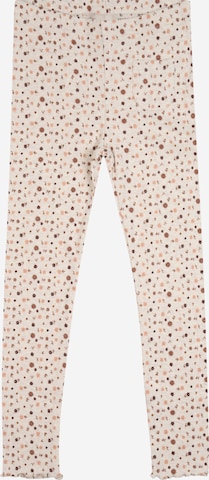 Hust & Claire - Skinny Leggings 'Lora' en beige: frente